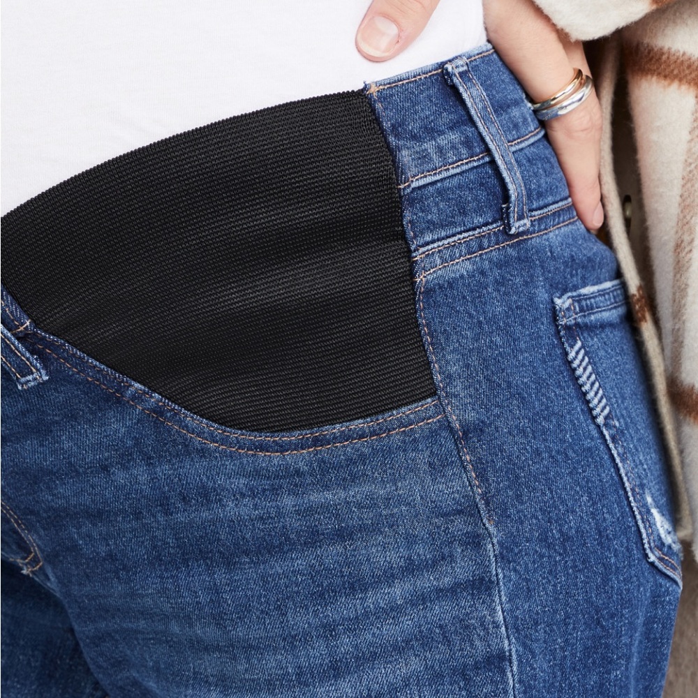 PAIGE Maternity Straight Leg Jeans - Picture 2 of 9